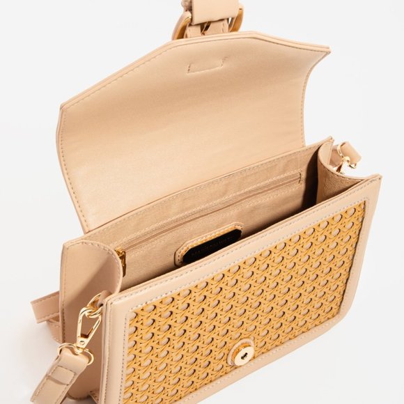 LAST ONE - NATALIE HANDBAG TAN - Picture 4 of 5